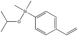 4-(Isopropoxydimethylsilyl)styrene 结构式