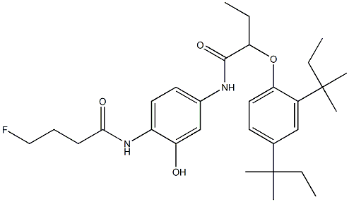 2-(4-Fluorobutyrylamino)-5-[2-(2,4-di-tert-amylphenoxy)butyrylamino]phenol|