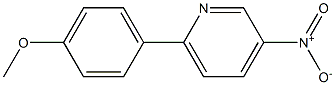 3-Nitro-6-(4-methoxyphenyl)pyridine 结构式