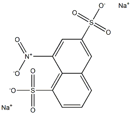 8-Nitro-1,6-naphthalenedisulfonic acid disodium salt,,结构式