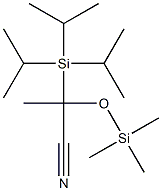 2-(Triisopropylsilyl)-2-(trimethylsilyloxy)propionitrile Structure