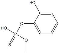 Thiophosphoric acid O-(2-hydroxyphenyl)O-methyl ester Structure