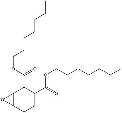 7-Oxabicyclo[4.1.0]heptane-2,3-dicarboxylic acid diheptyl ester Structure