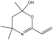 2-Ethenyl-5,6-dihydro-4,4,6-trimethyl-4H-1,3-oxazin-6-ol Structure