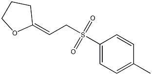 Tetrahydro-2-(2-tosylethylidene)furan Structure