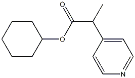 2-(4-Pyridinyl)propionic acid cyclohexyl ester