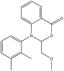 1-(2,3-Dimethylphenyl)-1,2-dihydro-2-methoxymethyl-4H-3,1-benzoxazin-4-one|