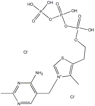 Thiamine triphosphate chloride Structure