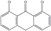 1,8-Dichloro-9,10-dihydroanthracene-9-one 结构式