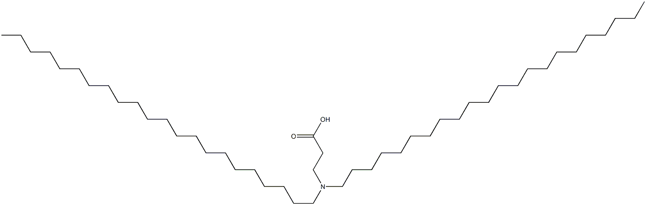 3-(Didocosylamino)propanoic acid,,结构式