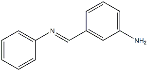 3-(Phenyliminomethyl)aniline Struktur