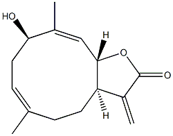  (3aR,9R,11aS,6Z,10E)-3a,4,5,8,9,11a-Hexahydro-9-hydroxy-6,10-dimethyl-3-methylenecyclodeca[b]furan-2(3H)-one