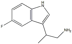 3-(2-Amino-1-methylethyl)-5-fluoro-1H-indole Structure