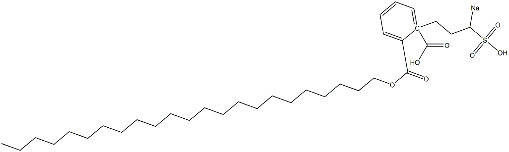 Phthalic acid 1-tricosyl 2-(3-sodiosulfopropyl) ester Struktur