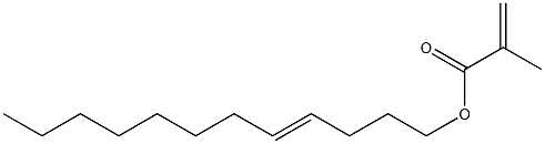 メタクリル酸(4-ドデセニル) 化学構造式