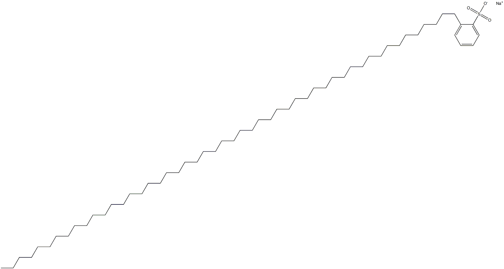 2-(Pentacontan-1-yl)benzenesulfonic acid sodium salt Structure