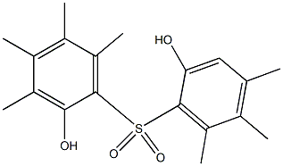  2,2'-Dihydroxy-3,4,4',5,5',6,6'-heptamethyl[sulfonylbisbenzene]