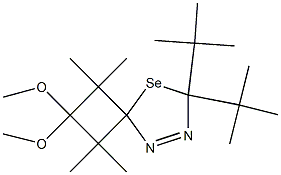 6,6-Di-tert-butyl-2,2-dimethoxy-1,1,3,3-tetramethyl-7,8-diaza-5-selenaspiro[3.4]oct-7-ene