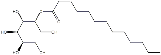 D-Mannitol 2-tridecanoate Structure