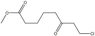 8-Chloro-6-oxooctanoic acid methyl ester Struktur
