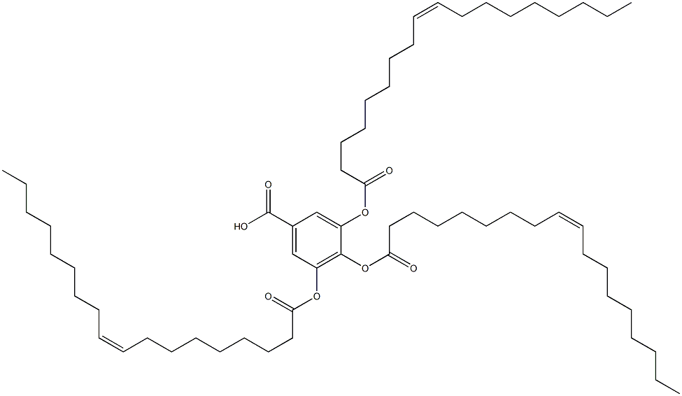 3,4,5-Tris(oleoyloxy)benzenecarboxylic acid,,结构式