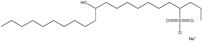 12-Hydroxydocosane-4-sulfonic acid sodium salt