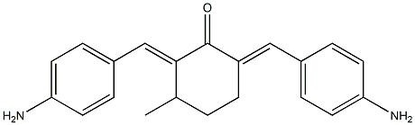 2,6-Bis[(4-aminophenyl)methylene]-5-methylcyclohexanone 结构式