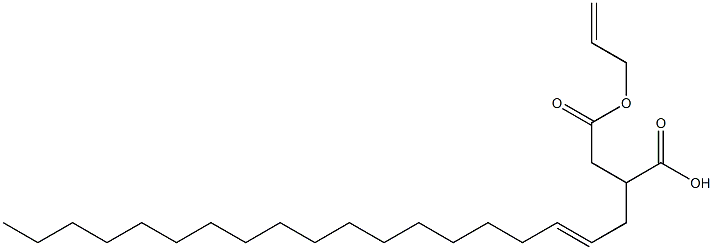 2-(2-Nonadecenyl)succinic acid 1-hydrogen 4-allyl ester Struktur