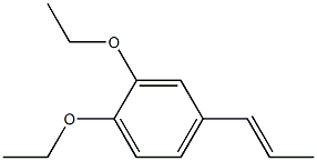 1,2-Diethoxy-4-(1-propenyl)benzene,,结构式