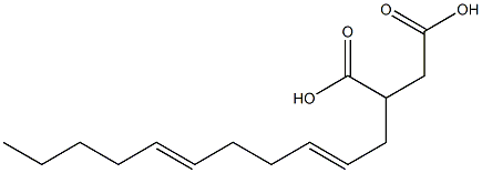 (2,6-Undecadienyl)succinic acid