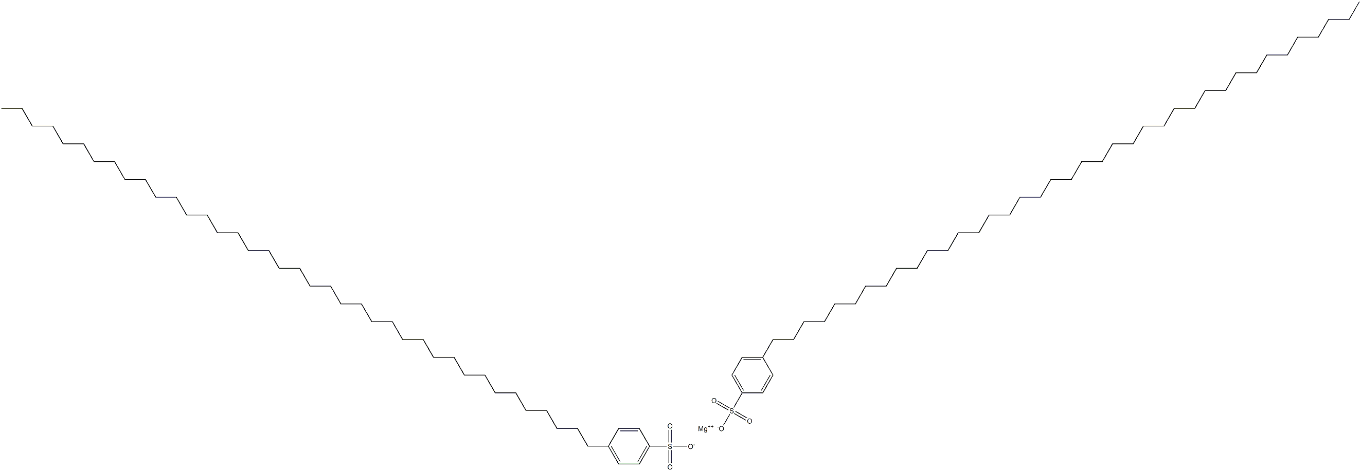 Bis[4-(nonatriacontan-1-yl)benzenesulfonic acid]magnesium salt 结构式