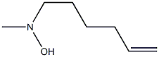 N-(5-Hexenyl)-N-methylhydroxylamine,,结构式