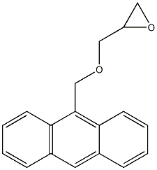 2-[(9-Anthrylmethoxy)methyl]oxirane 结构式