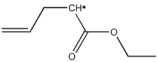 1-Ethoxycarbonyl-3-butenyl radical Structure