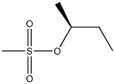 Methanesulfonic acid (S)-sec-butyl ester,,结构式