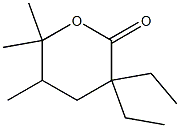 3,3-Diethyl-5,6,6-trimethyltetrahydro-2H-pyran-2-one