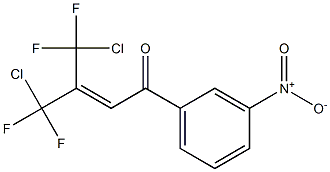 4-Chloro-4,4-difluoro-3-(chlorodifluoromethyl)-1-(m-nitrophenyl)-2-buten-1-one