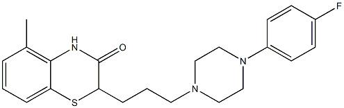 2-[3-[4-(4-Fluorophenyl)piperazin-1-yl]propyl]-5-methyl-2H-1,4-benzothiazin-3(4H)-one