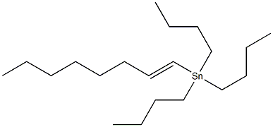 Tributyl[(E)-1-octenyl]stannane Structure