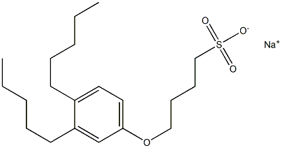 4-(3,4-Dipentylphenoxy)butane-1-sulfonic acid sodium salt