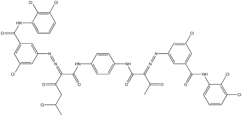 3,3'-[2-(1-Chloroethyl)-1,4-phenylenebis[iminocarbonyl(acetylmethylene)azo]]bis[N-(2,3-dichlorophenyl)-5-chlorobenzamide]