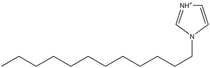 1-ドデシルイミダゾリウム 化学構造式