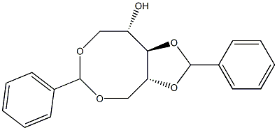 1-O,5-O:3-O,4-O-Dibenzylidene-D-xylitol 结构式