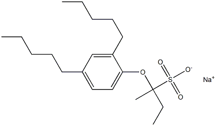 2-(2,4-Dipentylphenoxy)butane-2-sulfonic acid sodium salt
