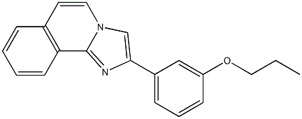 2-(3-Propoxyphenyl)imidazo[2,1-a]isoquinoline Structure