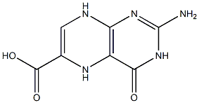 3,4,5,8-Tetrahydro-2-amino-4-oxopteridine-6-carboxylic acid