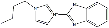 2-[(1-Butyl-1H-imidazol-3-ium)-3-yl]-1H-benzimidazol-1-ide Struktur