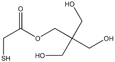 Pentaerythritol mercaptoacetic acid ester,,结构式