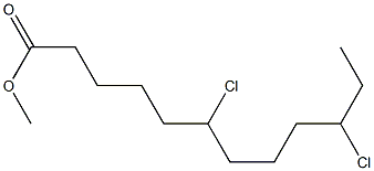 6,10-Dichlorododecanoic acid methyl ester Structure