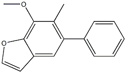 5-Phenyl-6-methyl-7-methoxybenzofuran